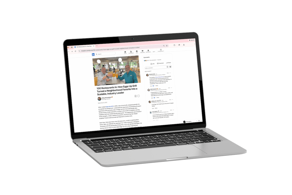 thought leadership articles laptop example