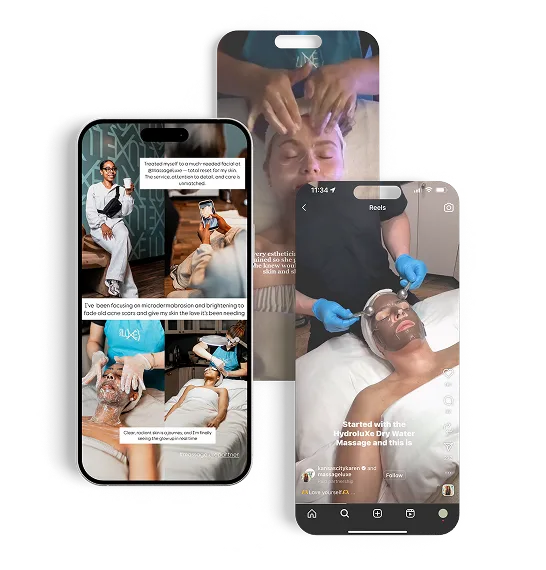 Massageluxe site on phones